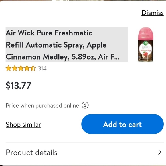 Air Wick 24/7 Odor Protect Technology. Apple Cinnamon Medley Fragrance B… - Picture 2 of 2
